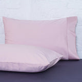 SHEET STORY Ackly Bamboo Blush Pink Pillowcases Pair