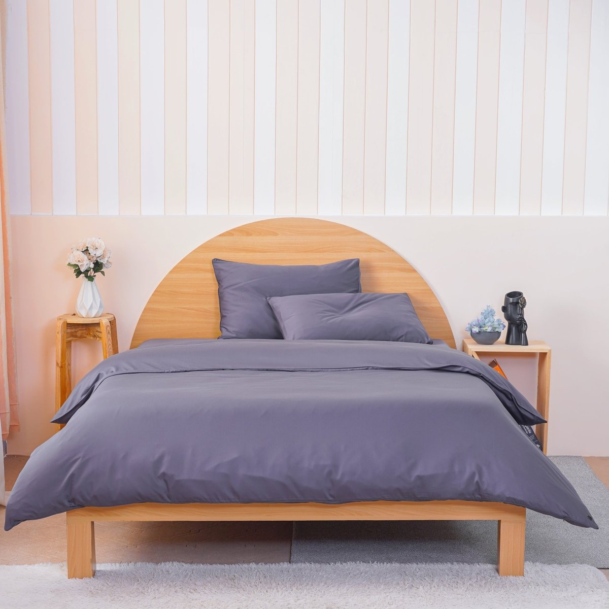 SHEET STORY Ackly Bamboo Charcoal Duvet Cover - 400TC