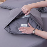SHEET STORY Ackly Bamboo Charcoal Pillowcases Pair