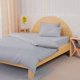 SHEET STORY Ackly Bamboo Dove Grey Duvet Cover