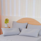 SHEET STORY Ackly Bamboo - Dove Grey Pillowcases Pair