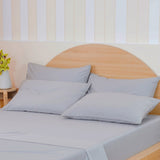 SHEET STORY Ackly Bamboo - Dove Grey Pillowcases Pair