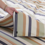 SHEET STORY Ackly Bamboo Harmony Stripe Duvet Cover