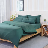 SHEET STORY Ackly Bamboo - Royal Green Duvet Cover