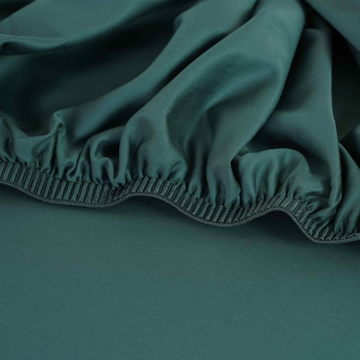 SHEET STORY Ackly Bamboo - Royal Green Fitted Sheet