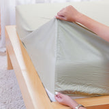 SHEET STORY Ackly Bamboo - Sage Green Fitted Sheet