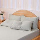 SHEET STORY Ackly Bamboo - Sage Green Pillowcases Pair