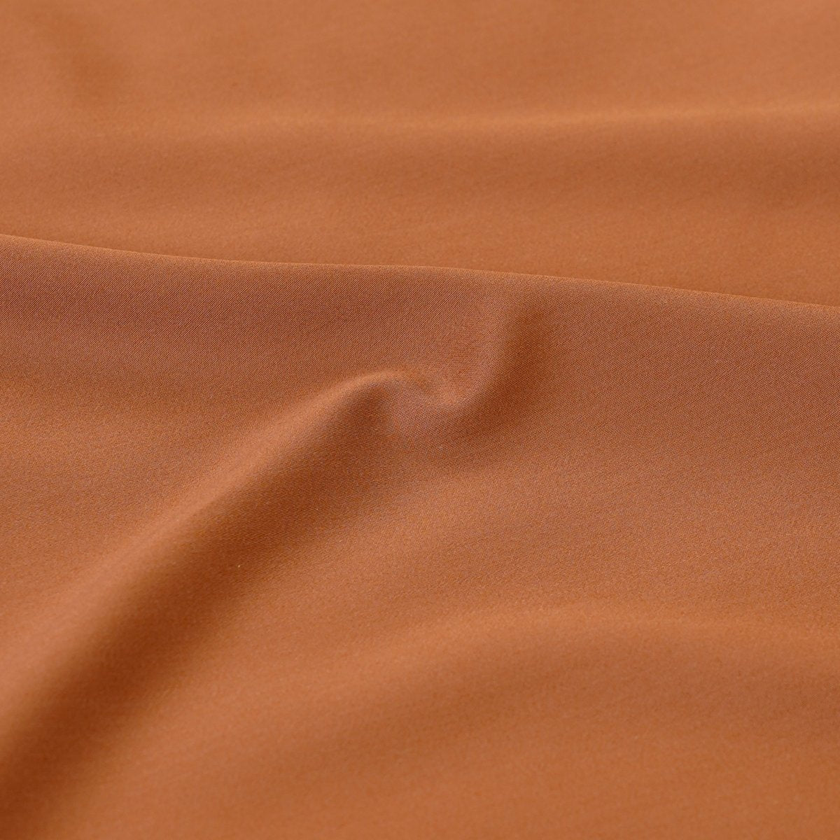 SHEET STORY Ackly Bamboo - Terracotta Orange Fitted Sheet