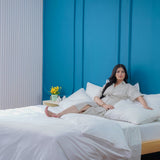 SHEET STORY Ackly Bamboo - White Duvet Cover
