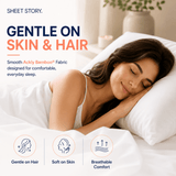 SHEET STORY Ackly Bamboo - White Fitted Sheet