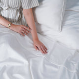 Ackly Bamboo by SHEET STORY - White Flat Sheet