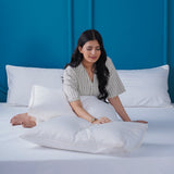 SHEET STORY Ackly Bamboo - White Pillowcases Pair