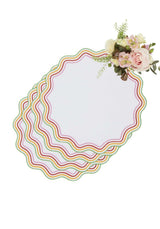 Casa by Josephine Jenno Alice Multi-Coloured Trim Placemats - Set of 4