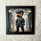 Pagazzi Peaky Yorkie Wall Art with Black Frame