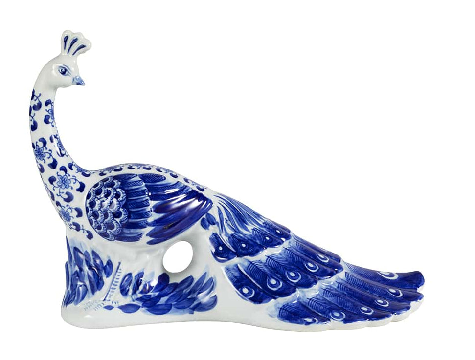 Casa by Josephine Jenno Antoinette Feathered Delft Peacock