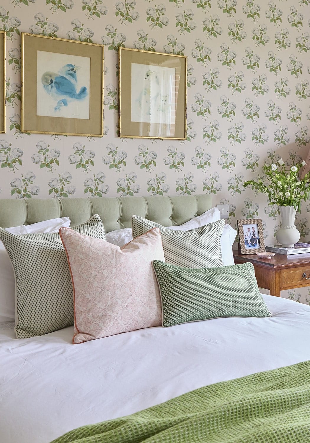 Casa by Josephine Jenno Antonia Blush Trellis Cushion Cover