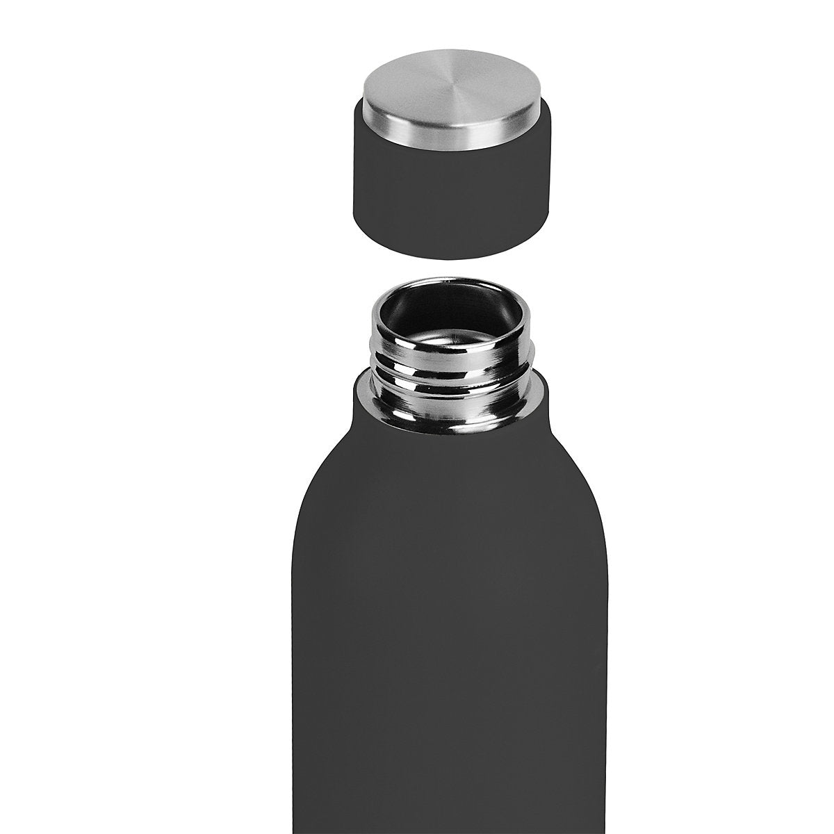 Asobu Urban Double Walled Stainless Steel Insulated Bottle, Black, 473ml