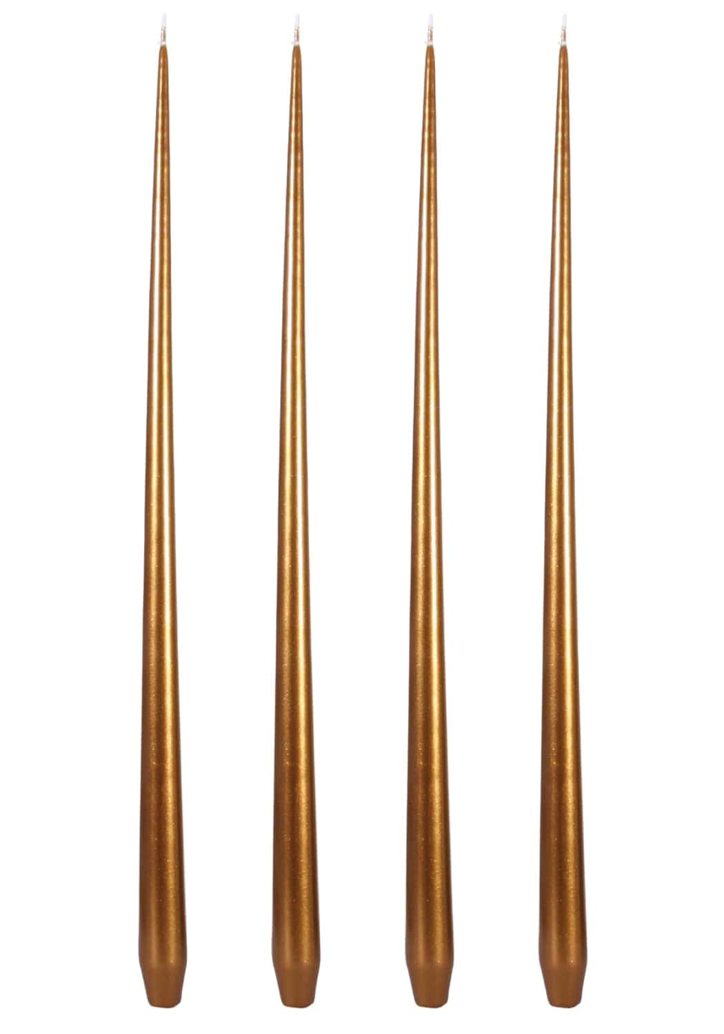 Casa by Josephine Jenno Aurora Tall Slender Taper Candles - Gold