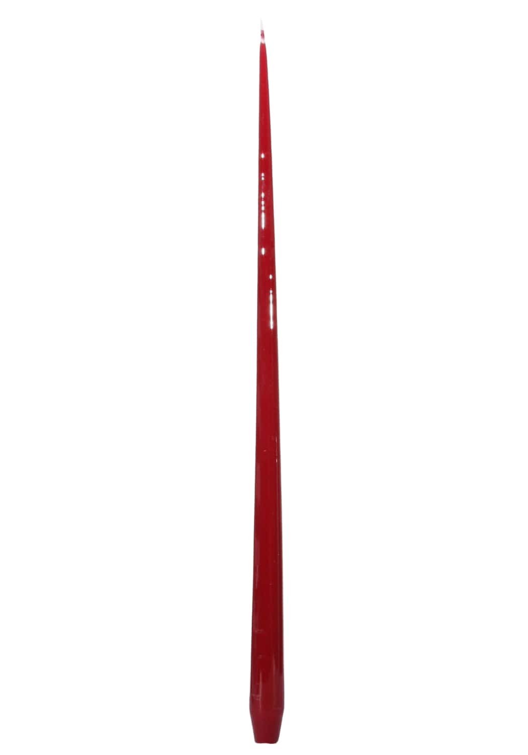Casa by Josephine Jenno Aurora Tall Slender Taper Candles - Red