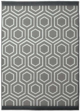 The Rugs Maestro Honeycomb Grey Rug 3035 WS25
