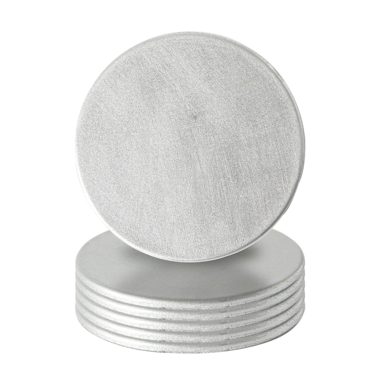 Rinkit Metallic Melamine Coasters - Pack of Six