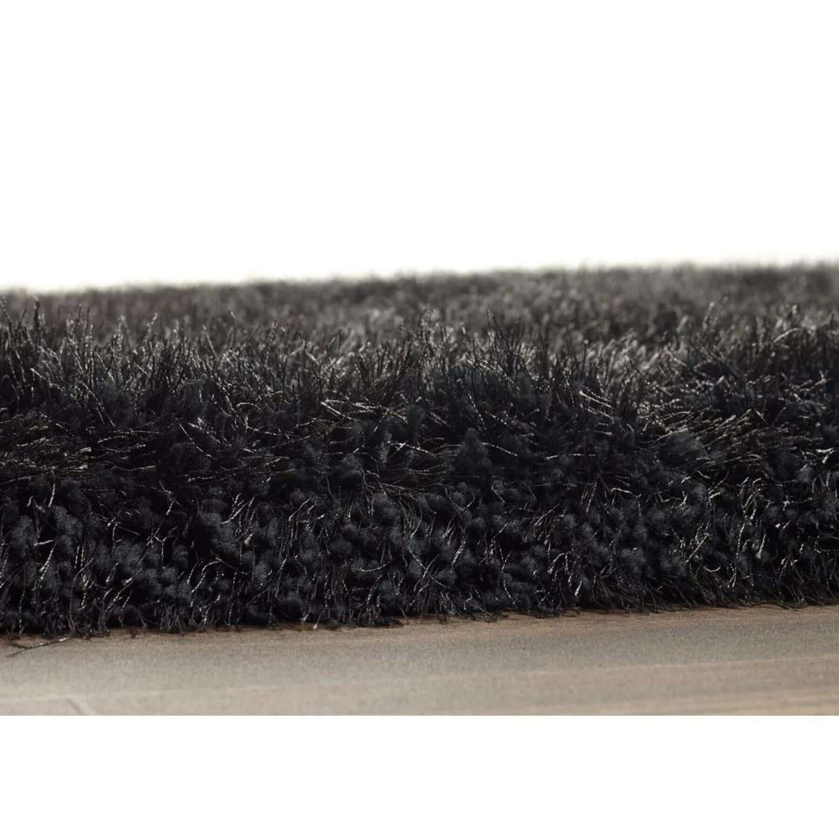 The Rugs Extravagance Dark Grey Shaggy Rug