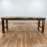 HatiNest Recycled Teak Wood Dining Table - 220x80x80cm