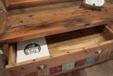 HatiNest Recycled Teak Wood Centre Display Table - 207x97x80cm