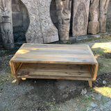 HatiNest Recycled Teak Wood Large Coffee Table - 122x61x41cm