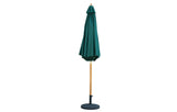 MINT Outdoor Bali Hunter Green Wooden Parasol - 2.85m