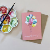 Balloons Birthday Card | Katie Hipwell Design