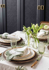 Casa by Josephine Jenno Bamboo Trim Dessert Plates - Set of 6