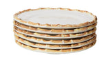 Casa by Josephine Jenno Bamboo Trim Dessert Plates - Set of 6