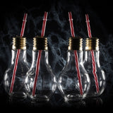 Bar Bespoke Edison Light Bulb Glasses, 400ml, Pack of 4