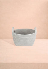 Casa by Josephine Jenno Handy Handwoven Rattan Basket - White