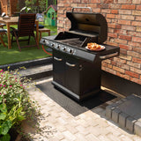 Nicoman Eco Friendly Rubber BBQ Floor Protection Mat - 120cm x 80cm