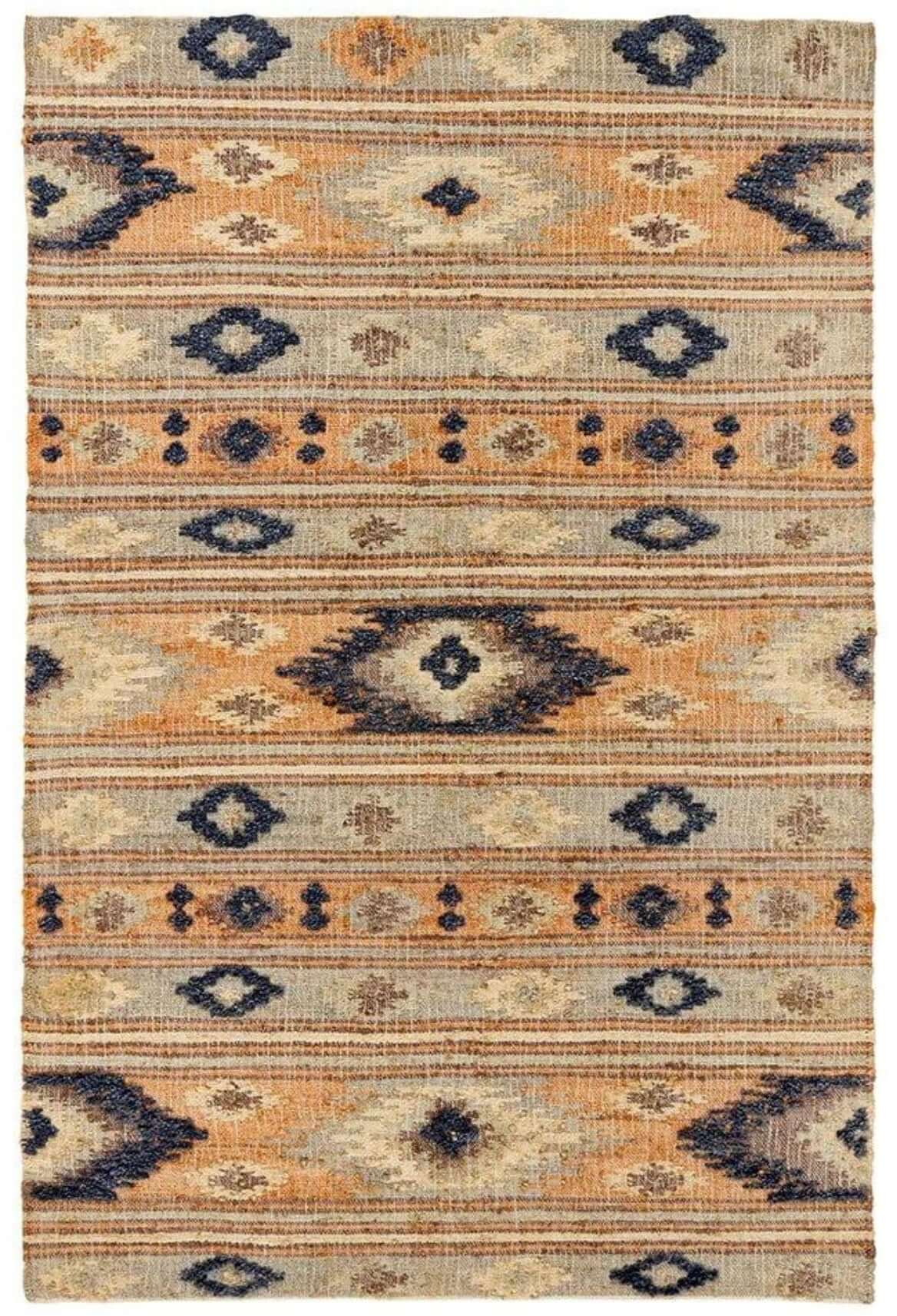The Rugs Indio Multicolour Aztec Jute Rug