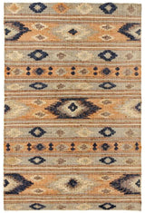The Rugs Indio Multicolour Aztec Jute Rug