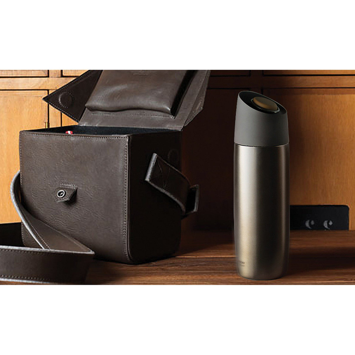 Asobu 5th Avenue Stainless Steel Insulated Tumbler 400ml Brown