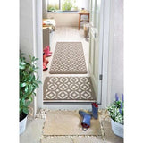 Washable Mat & Runners Geometric Design by The Rugs