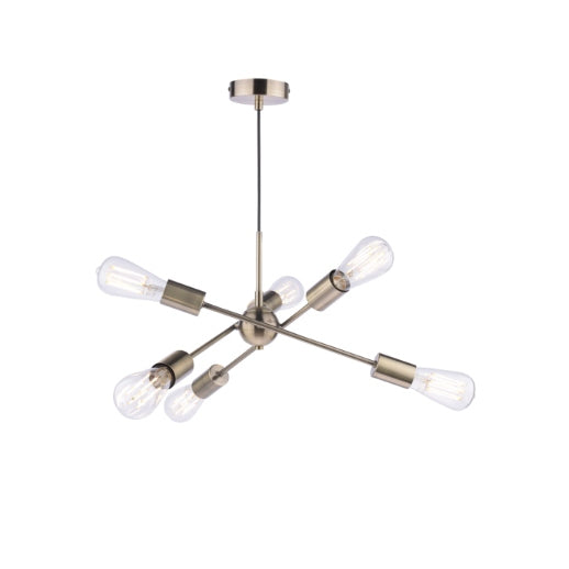 Pagazzi Benji Antique Brass Ceiling Pendant