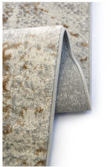 Abstract Vintage Cream/Ochre Rug | D176F