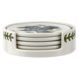 Portmeirion Botanic Garden Ceramic Coasters with Holder, Set of 6
