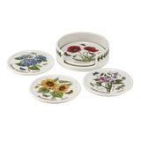 Portmeirion Botanic Garden Ceramic Coasters with Holder, Set of 6
