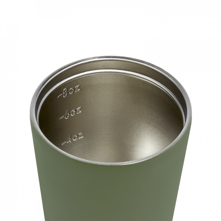 Fressko Khaki Reusable Travel Mug Stainless Steel