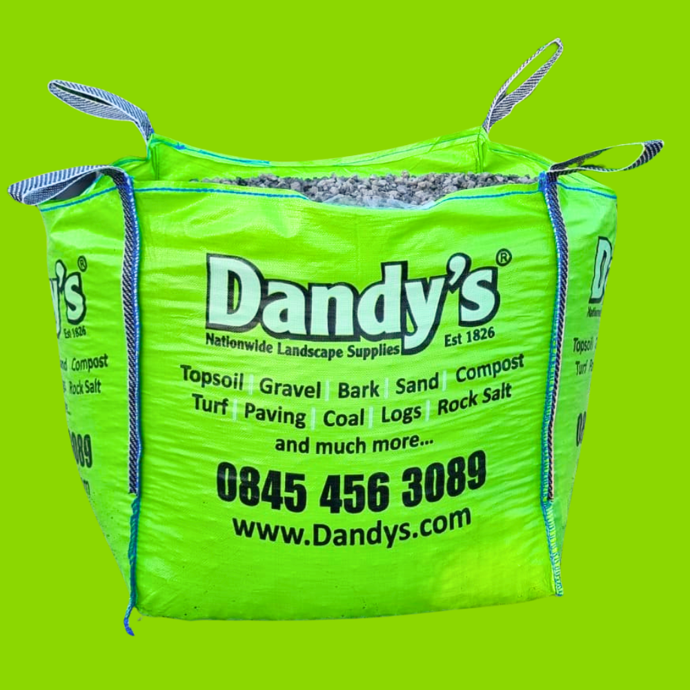 Dandy's Black and White Limestone Gravel Chippings
