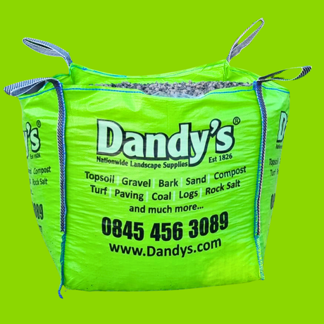 Dandy's Black and White Limestone Gravel Chippings