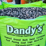 Dandy's Black and White Limestone Gravel Chippings