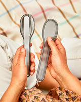 Black Blum Stainless Steel Cutlery Set