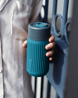 Black+Blum Glass Travel Cup, 340ml, Coral